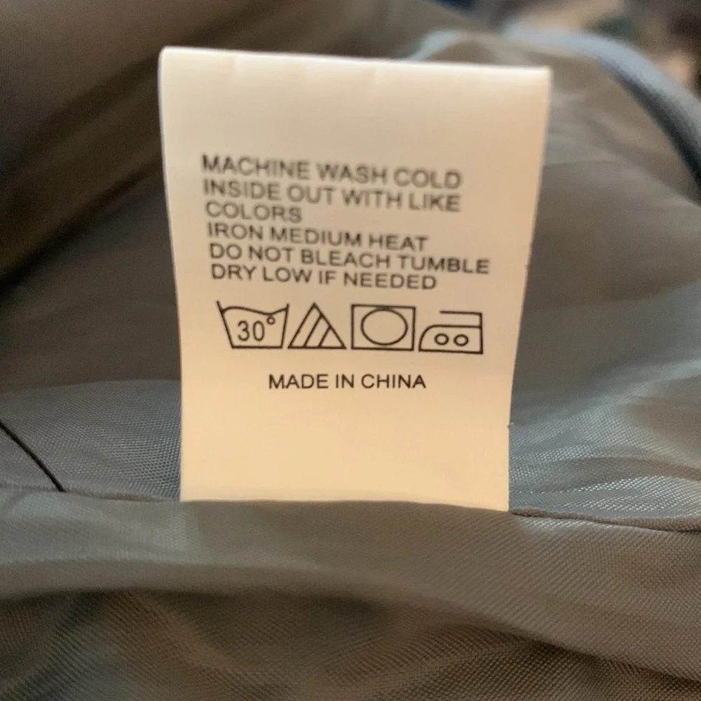 INSO collection bomber jacket in gray, nylon material Size *XL see measurements - Picture 8 of 8